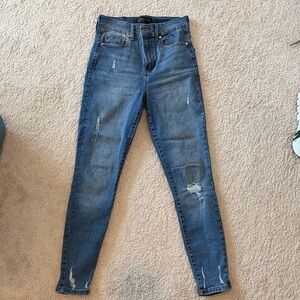 Kendall & Kylie Dark Blue Skinny Jeans